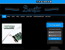 Tablet Screenshot of benefitofficial.com